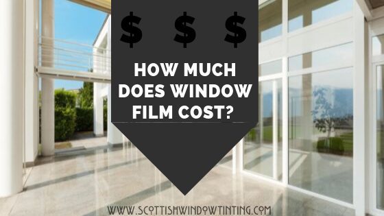 How much does window film cost?