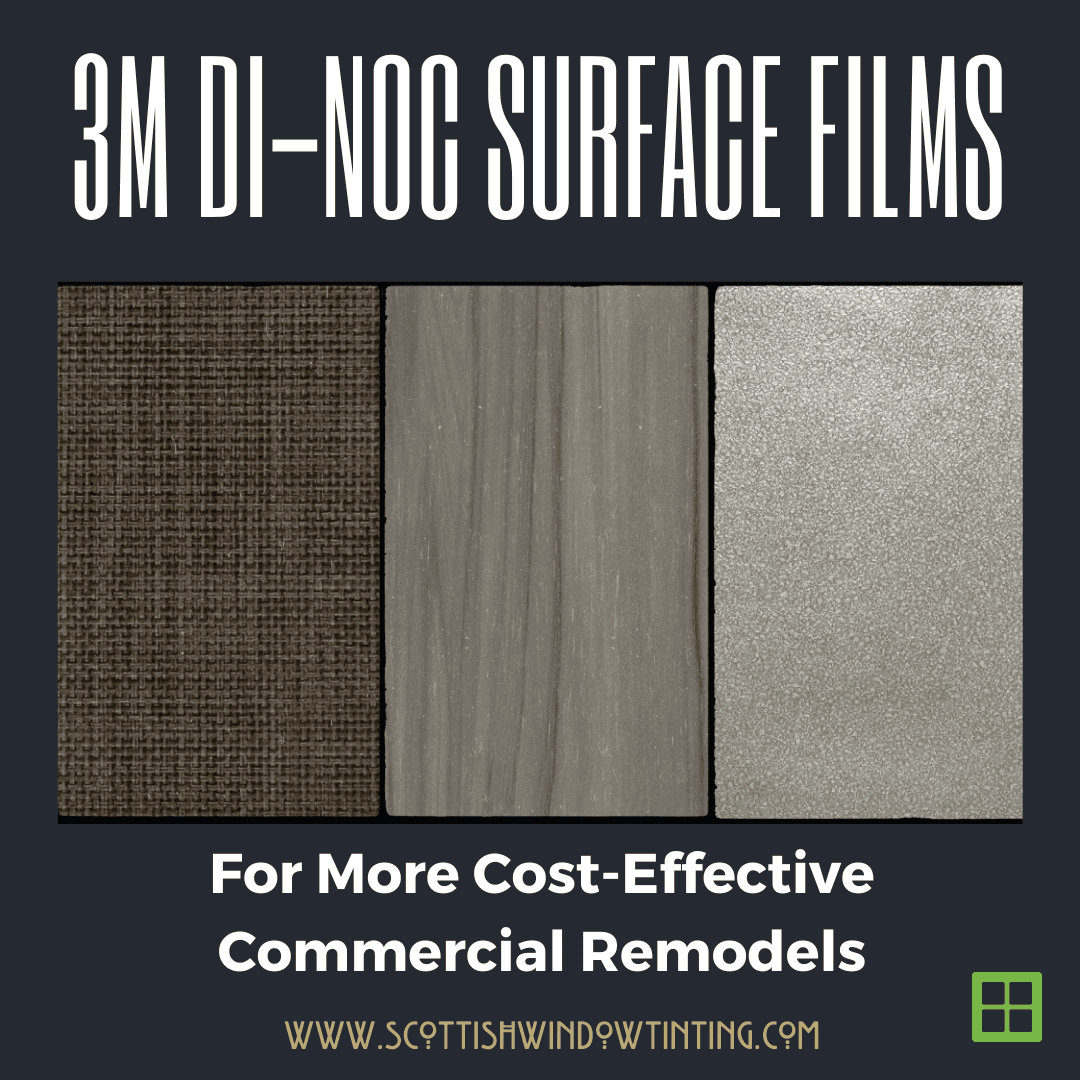DI-NOC Surface Films For Cost-Effective Commercial Space Remodels